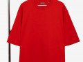 Футболка оверсайз унисекс Kosmos 2.0, красная
