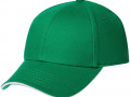 Бейсболка Spiker, зеленая с белым