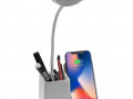 Лампа с органайзером и беспроводной зарядкой writeLight, ver. 2, белая