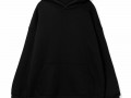 Худи оверсайз унисекс Go Easy, черное