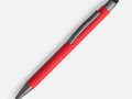 Ручка шариковая Atento Soft Touch со стилусом, красная