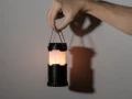 Кемпинговый фонарь с имитацией пламени Lindau Flame, черный
