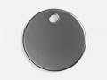 Шильдик металлический Alfa Sirkel, серый металлик