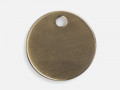 Шильдик металлический Alfa Sirkel, бронзовый