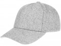 Бейсболка Woolridge, серый меланж