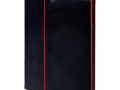 Ежедневник Alanis, недатированный, черный с красным