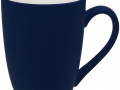 Кружка Good Morning с покрытием софт-тач, ver.2, темно-синяя