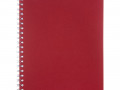 Блокнот Salvador в клетку, красный