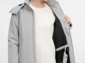 Куртка-парка унисекс Sfera, светло-серая