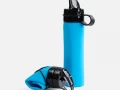Складная бутылка для воды Langfossen, голубая