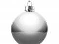 Оформительский шар Finery, 10 см, глянцевый серебристый