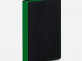Ежедневник Nice Twice, недатированный, черный с ярко-зеленым