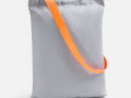 Шопер B4, серый с оранжевыми ручками