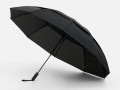 Зонт обратного сложения twoGether с двойным куполом, черный