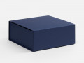 Коробка складная Quadra Fold, темно-синяя