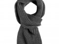 Шарф Nordkyn, серый меланж (эбонит)