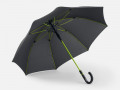 Зонт-трость с цветными спицами Color Style, зеленое яблоко, с черной ручкой