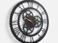 Часы «Ход времени», черные