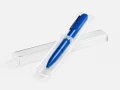 Ручка шариковая Lucenti с подсветкой логотипа, в футляре, синяя
