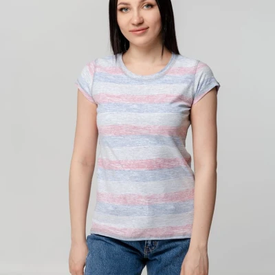 Футболка женская Rayet Lady двусторонняя, красная с синим