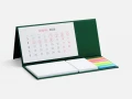 Календарь настольный Grade, зеленый
