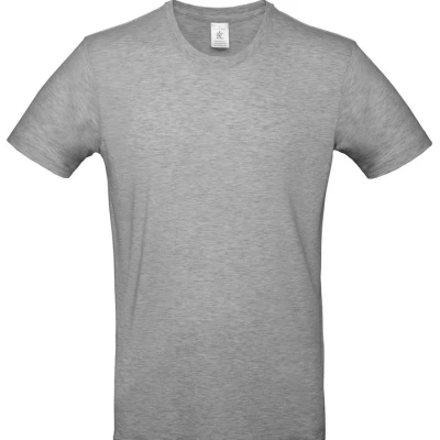 Футболка мужская E190, серый меланж