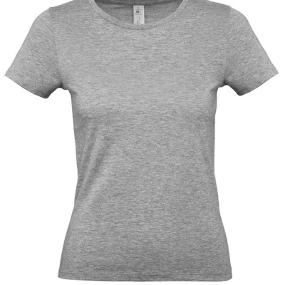 Футболка женская E150, серый меланж