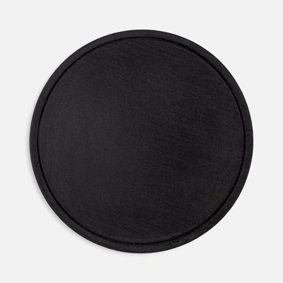 Лейбл из ПВХ Dzeta Round, L, черный