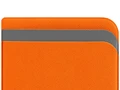 Чехол для карточек Dual, оранжевый