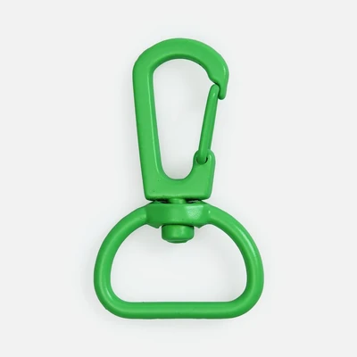Застежка-карабин Snap Hook, M, зеленый неон