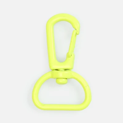 Застежка-карабин Snap Hook, M, желтый неон
