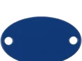 Шильдик металлический Alfa Oval, синий
