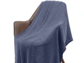 Плед Longview, серо-синий (сланец)