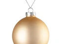 Елочный шар Finery Matt, 10 см, матовый золотистый