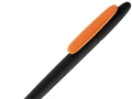 Ручка шариковая Prodir DS5 TRR-P Soft Touch, черная с оранжевым