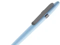 Ручка шариковая Prodir DS5 TSM Metal Clip, голубая с серым