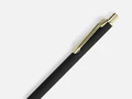 Ручка шариковая Lobby Soft Touch Gold, черная