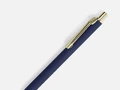 Ручка шариковая Lobby Soft Touch Gold, синяя