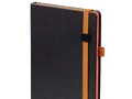 Ежедневник Ton Black, недатированный, черный с оранжевым