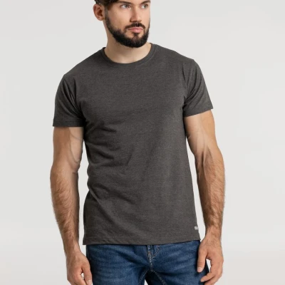 Футболка унисекс Firm Wear, черный меланж