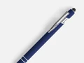 Ручка шариковая Pointer Soft Touch со стилусом, темно-синяя