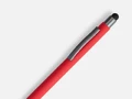 Ручка шариковая Atento Soft Touch со стилусом, красная