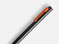 Ручка шариковая Inkolor, черная с оранжевым