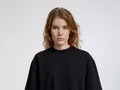 Футболка оверсайз унисекс Sideline, черная