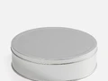 Коробка Pragmax L, круглая, серебристая