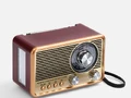 Bluetooth-колонка с радио Listenberg, коричневая
