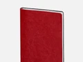 Ежедневник Nebraska Flex, недатированный, красный с серебристым