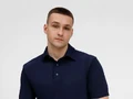 Рубашка поло унисекс Senti, темно-синяя