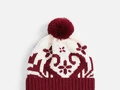 Шапка Wintertude, красная с белым