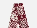Шарф Wintertude L, красный с белым